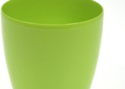Doniczka Magnolia Fi 180mm H 159mm Zielona Jasna Lamela