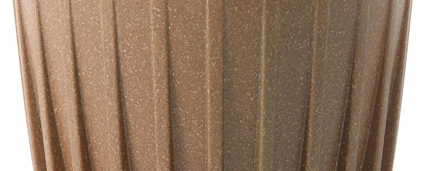 Doniczka Mira Eco Wood 19 H22,6 – Naturalne Drewno