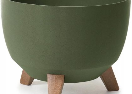 Doniczka Misa Roma Eco Fi400 Kolor Zielony Leśny Lamela