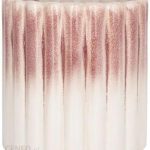 Doniczka Osłonka Ceramiczna Evita 15X15X15 Kremowa + Różowa