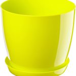 Doniczka Osłonka Na Kwiaty Podstawka Limonka 12cm