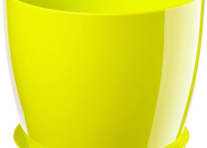 Doniczka Osłonka Na Kwiaty Podstawka Limonka 12cm