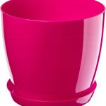 Doniczka Osłonka Na Kwiaty Podstawka Różowa 28cm