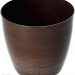 Doniczka Osłonka Na Kwiaty Rośliny Brązowa 18 cm
