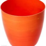 Doniczka Osłonka Na Kwiaty Rośliny Żółta 14 cm