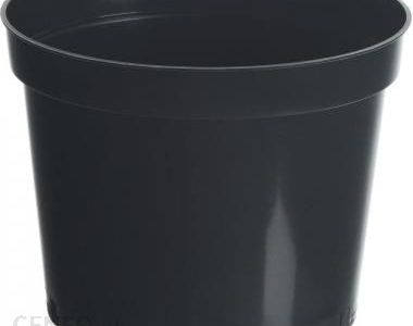 Doniczka Plastikowa 25cm Czarna 7,5 L