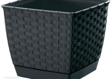 Doniczka Ratolla Square Antracyt 14,5cm