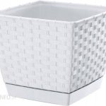 Doniczka Ratolla Square Biała 16,5cm