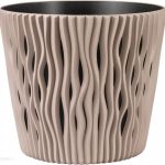 Doniczka Sandy Round Dsr190 Mocca Z Wkładem