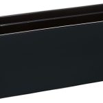 Doniczka Skrzynka Balkonowa Uchwyty 19X56cm Czarna