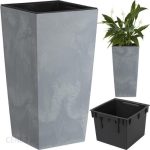 Doniczka Urbi Square Beton Effect – Beton Durs170E-422U Prosperplast