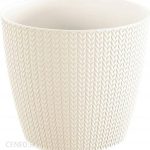Doniczka Wheaty 21,8cm Kremowa