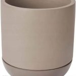 Doniczka Z Podstawką Goodhome 17cm Brązowa