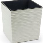 Duża Donica Doniczka Juka Dłuto 300X300 Mm Kremowy