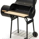 Duży Grill Ogrodowy Wędzarnia 2W1 Termometr