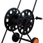 Duży metalowy wózek na wąż ogrodowy Duramet 1/2″ 100m