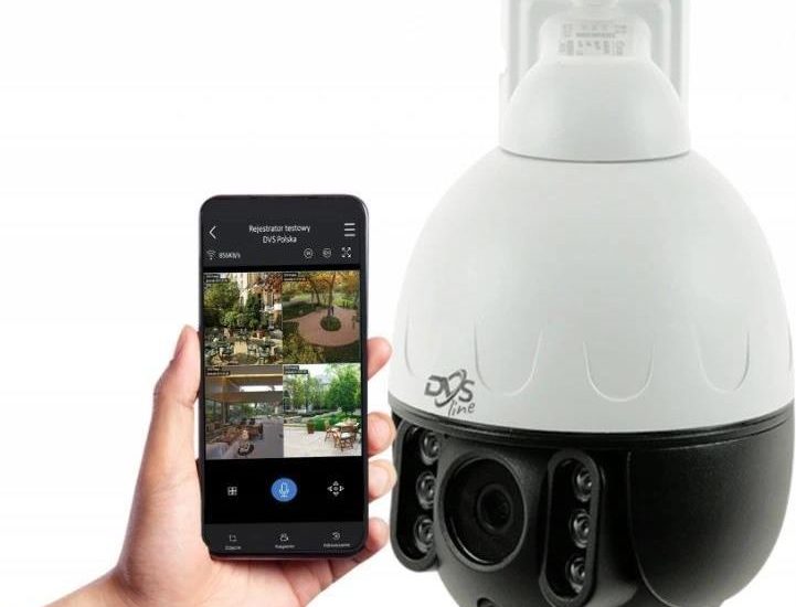 Dvs Zewnętrzna Kamera Obrotowa Ip Wifi 5Mpx 2592X1944P