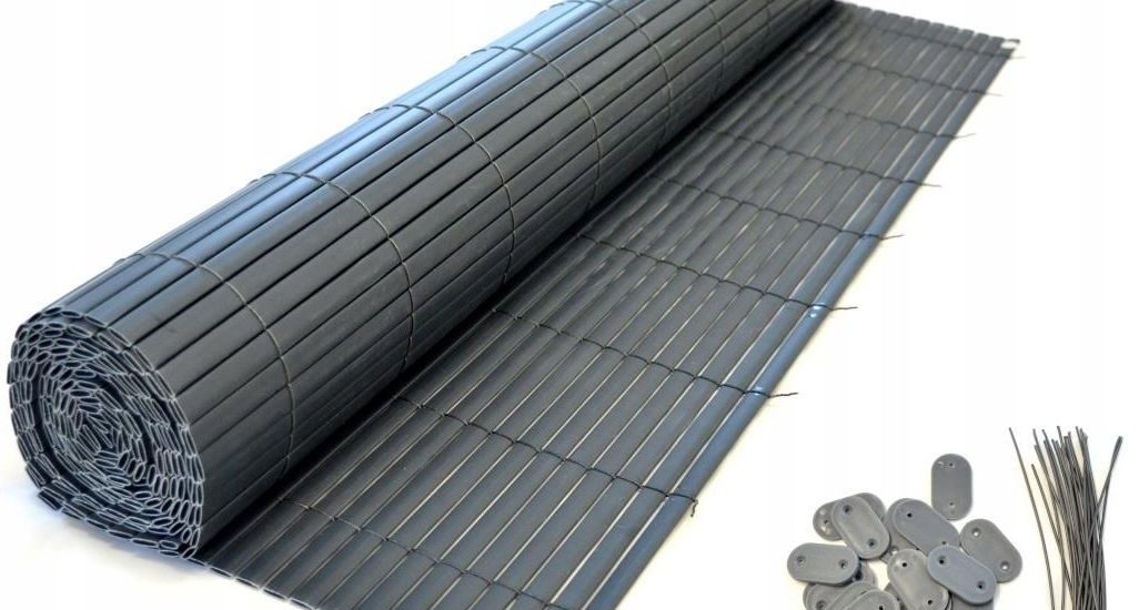 Dwustronna Mata Pcv, Balkonowa 0,9 x 3m antracyt
