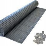 Dwustronna Mata Pcv, Balkonowa 0,9 x 3m antracyt