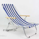 e-sezon Leżak plażowy aluminiowy max 150kg (110)