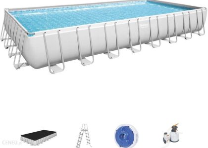 Elacom Basen Stelażowy 31FT 956x488x132cm POWERSteel Pompa Piaskowa BESTWAY