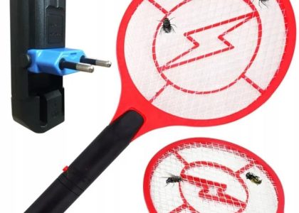 Elektryczna Łapka Muchy Komary Akumulator Owady 7