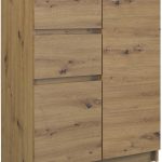 Elior Nowoczesna Komoda Velda 2X Dąb Artisan