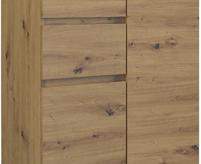 Elior Nowoczesna Komoda Velda 2X Dąb Artisan