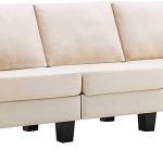 Elior Trzyosobowa Ekskluzywna Kremowa Sofa Ekilore 3Q