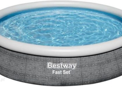 Emaga Basen Rozporowy Fast Set Pompa Filtracyjna 2.44M X 61Cm Bestway
