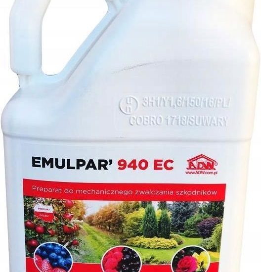 Emulpar 940Ec 5L Przędziorki Mszyce Larwy Kleszcze