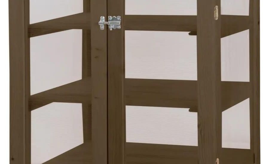 Esschert Design Szklarnia Rozmiar S Brązowa (441001)