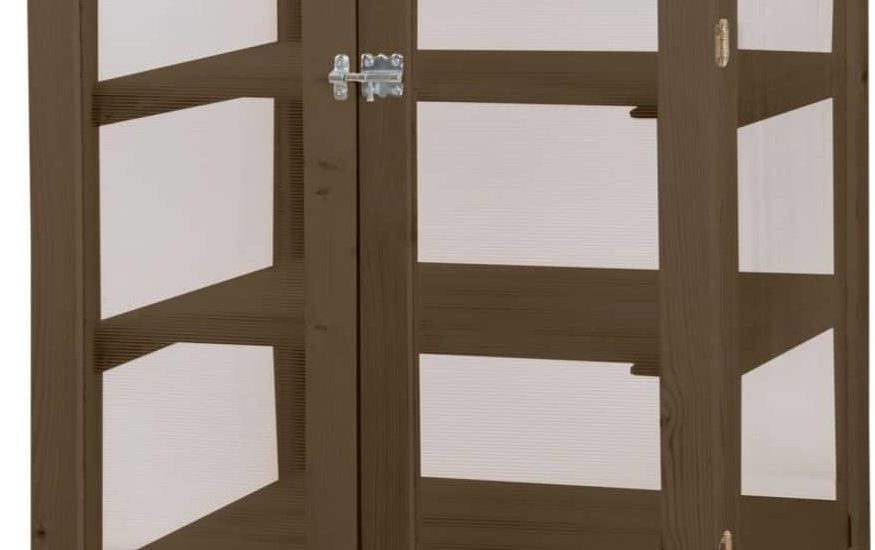 Esschert Design Szklarnia Rozmiar S Brązowa