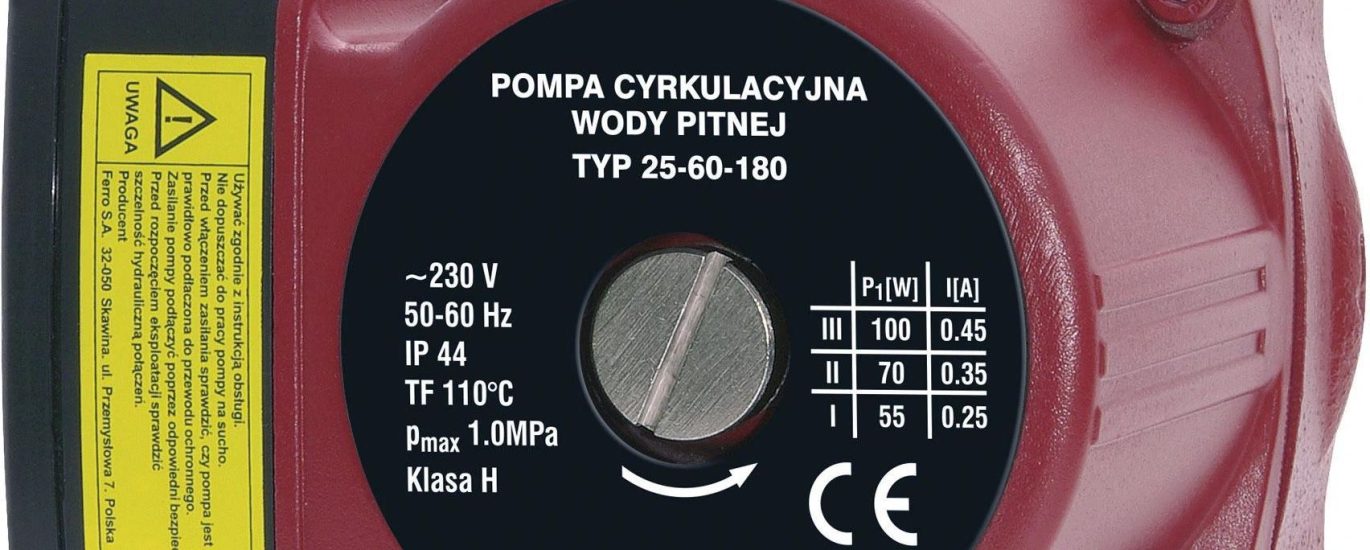 Ferro Pompa cyrkulacyjna 25-60-180 (0202W)