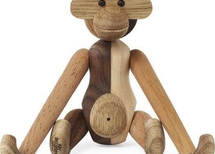 Figurka Kay Bojesen Małpa Duża Mix Drewniany 131086