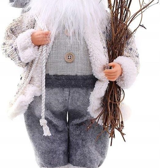 Figurka świąteczna Mikołaj 43 cm Wzory