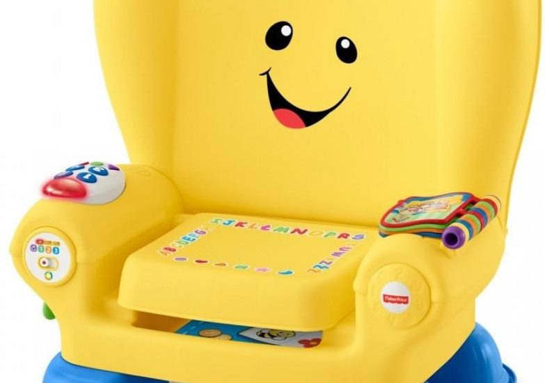 Fisher-Price Ucz się i śmiej! „Poziomy nauki” Edukacyjny Fotelik Malucha Zabawka edukacyjna dla dzieci CDF63