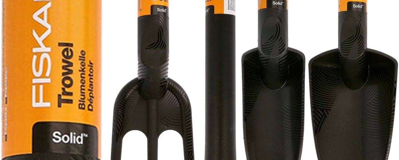 Fiskars Łopatka Ogrodowa Grabki Motyczka Pazurki Zestaw
