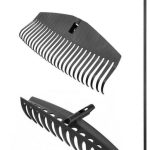Fiskars Zestaw Uniwersalne Grabie + Szerokie + Trzonek Do Grabi Solid (135014+135064+135001)