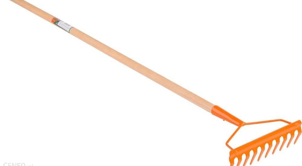 Flo Grabie Metalowe 10-Zębów 130Cm Oprawione (35756)