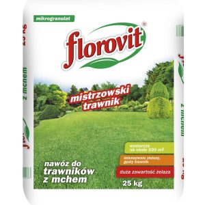 Nawóz Florovit do Trawników z Mchem (Mistrzowski Trawnik) 25kg