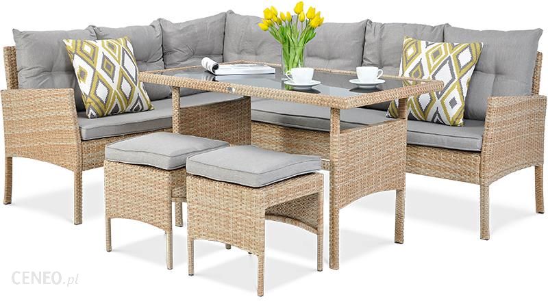 i-focusgarden-naroznik-z-wysokim-stolem-i-dwiema-pufami-beige Focusgarden Narożnik z wysokim stołem i dwiema pufami Beige