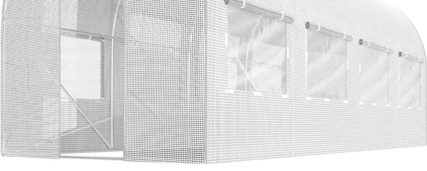Folia na tunel ogrodowy 2×4,5m (9m2) biała Plonos