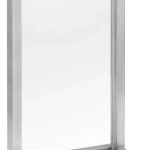 Fontanna Ogrodowa Srebrna 39x22x108 5cm Stal Nierdzewna