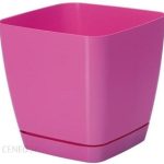 Form Plastic Doniczka Kwadratowa Toskana 11cm Różowa 0341