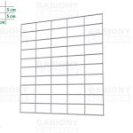 Gabionylemon Siatka Gabionowa 50X50Cm Z Okiem 10X5Cm Poziomy