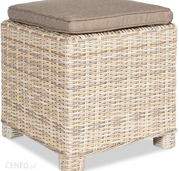 Garden Point Pufa technorattanowa Bristol ekskluzywny beżowa