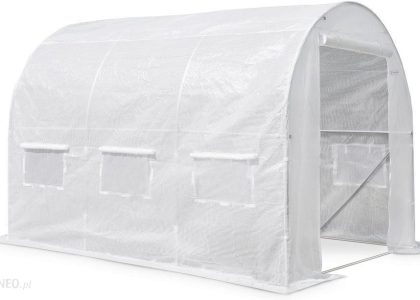 GardenPoint Namiot foliowy metalowy 2,5x4m biały GAP009