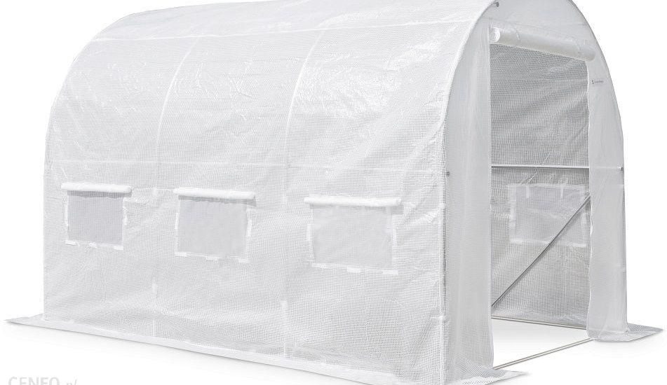 GardenPoint Namiot foliowy metalowy 2,5x4m biały GAP009