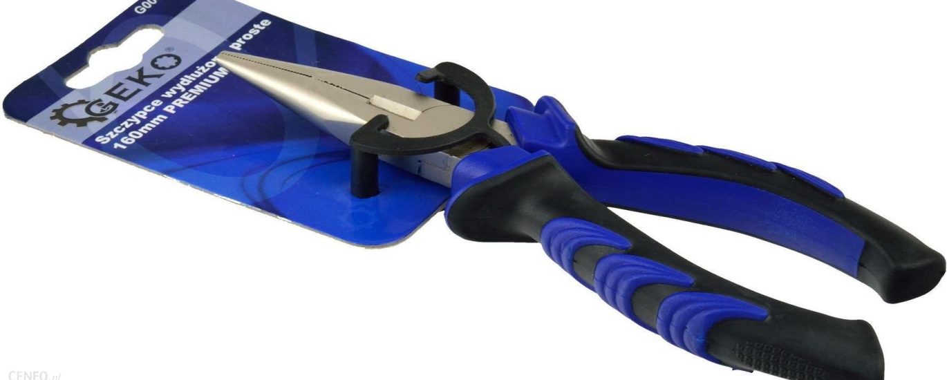 Geko Szczypce Wydłużone Proste 160Mm Premium (G00803)